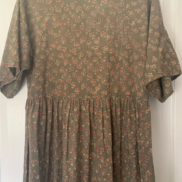 Christy Dawn Brown Tiered Sundress Casual - Picture 2 of 3